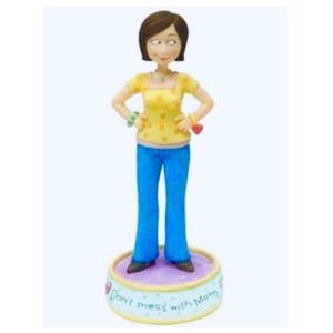 👛 NIB “Don't Mess with Mom" Collectible Figurine